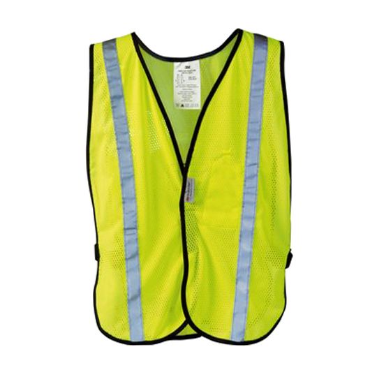 3M Daytime/Nighttime Hi-Viz Safety Vest - One Size Yellow