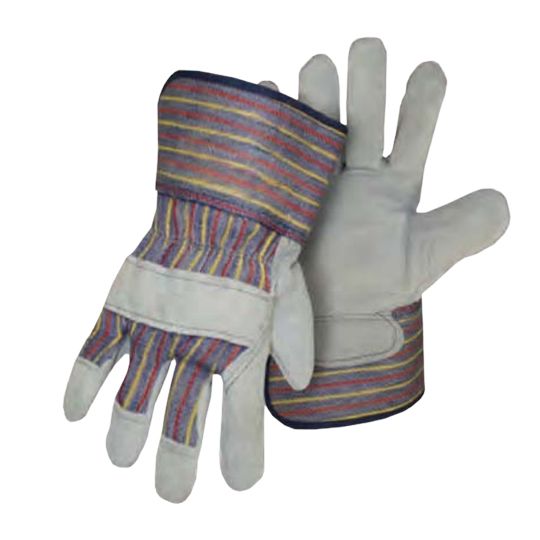 Boss Manufacturing Standard Grade Split Leather Palm Gloves - Size Large