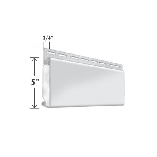 Exterior Portfolio 5" x 3/4" Window Lineal Aspen White