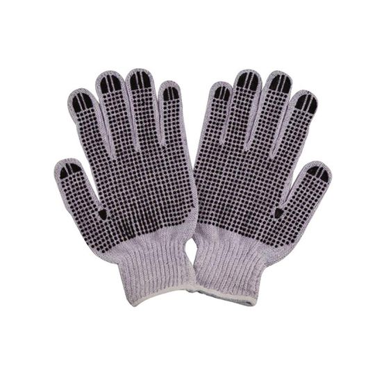 Diamondback Cotton Gloves with White Dots