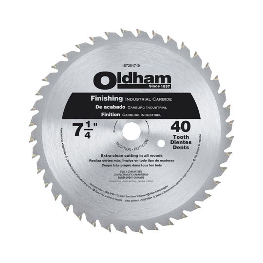 Oldham 7-14/4" 24 Tooth Circular Carbide Tipped Blade