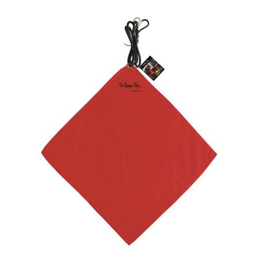 Fu Len Holdings 18" x 18" Safety Flags Red