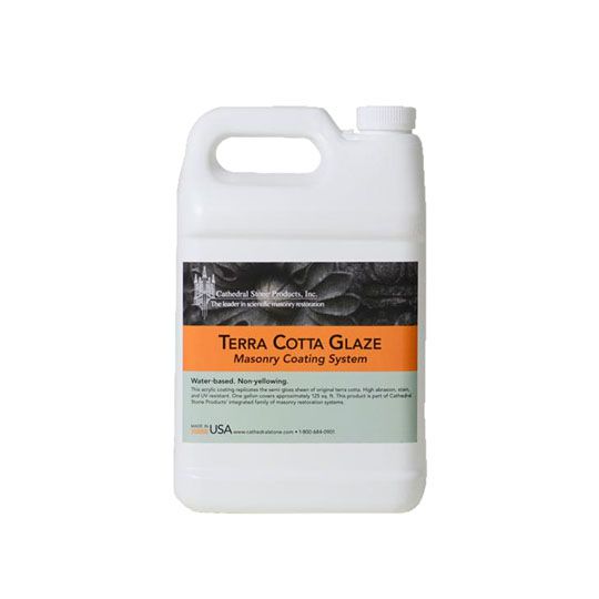 Cathedral Stone Products Terra Cotta Glaze (MasonRE Terra Coat) - 1 Gallon Container