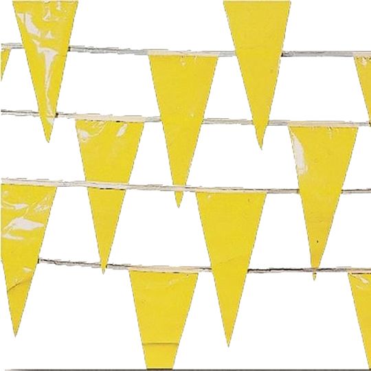 OSHA 105' Perimeter Marker Flags Yellow