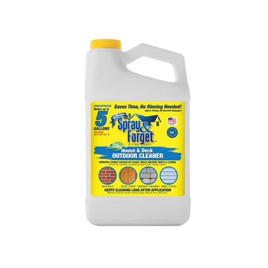 Spray & Forget House and Deck No-Rinse Eco-Friendly Exterior Spray Cleaner - 64 Oz.