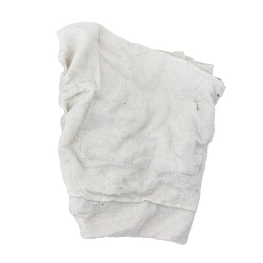 Grainger Tough Guy Cloth Rags - 10 Lb. Box White