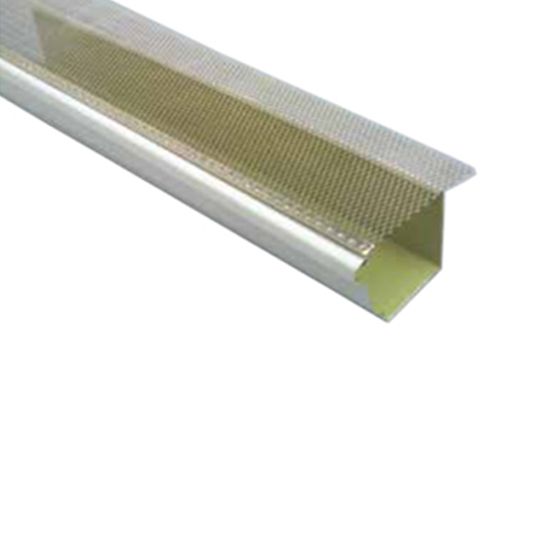 TRI-BUILT 5" x 3' K-Style Drop-In Mill Finish Aluminum Gutter Guard