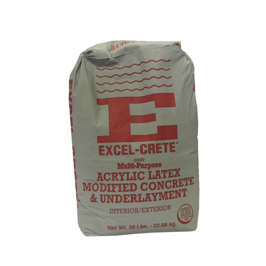 Excellent Coatings Excel-Crete Acrylic Latex Modified Concrete & Underlayment - 50 Lb. Bag White