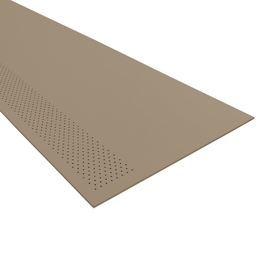 James Hardie 1/4" 12" x 12' Hardie Soffit Vented Smooth Panel for HardieZone 5 Primed