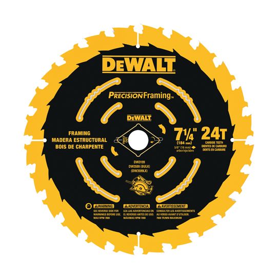 DeWalt 7-1/4" 40T Precision Circular Saw Blade