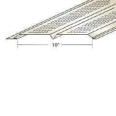 Quality Aluminum Products 10" Lanced V-Panel Aluminum Soffit