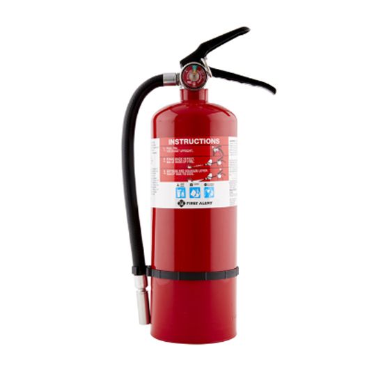 First Alert PRO5 Heavy Duty Rechargeable Fire Extinguisher with Bracket