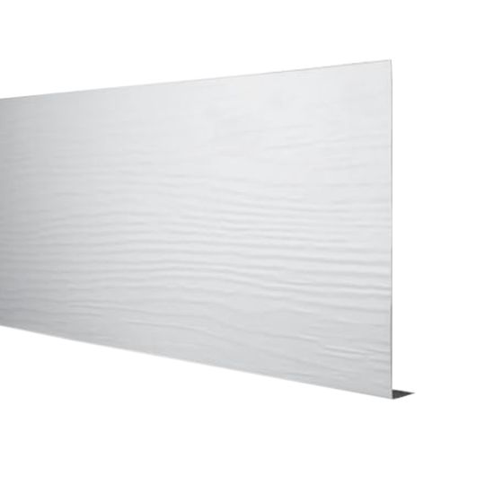 Quality Edge .024" x 6" x 12' TruLine&reg; HP-Series Woodgrain Aluminum Fascia Eldridge Grey