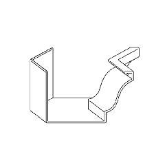 Klauer Manufacturing Company 5" Classic Aluminum Inside Strip Miter