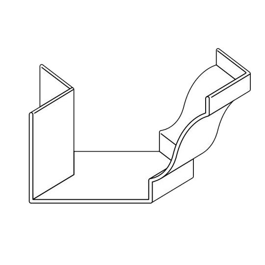 Klauer Manufacturing Company 5" Classic Aluminum Outside Strip Miter Northern Woods