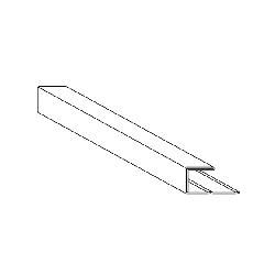 Klauer Manufacturing Company 1-1/2" x 12'6" Classic Steel J-Channel