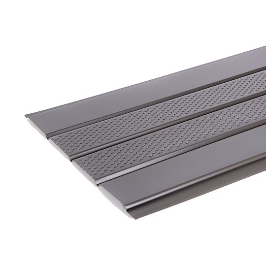 Klauer Manufacturing Company 16" x 12' Classic&trade; Aluminum Center-Vent Soffit Panel Rattan