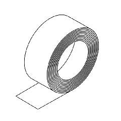 Klauer Manufacturing Company 15" x 150' Classic Steel Mini Gutter Coil