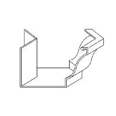 Klauer Manufacturing Company 5" Classic Aluminum K-Style Outside Miter