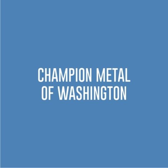 Champion Metal of Washington 2" Screw with Neoprene Washer - Bag of 100 Brown