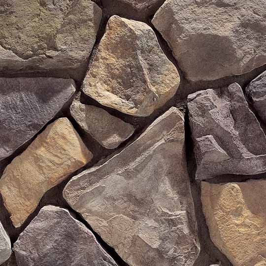 Eldorado Stone Country Rubble Flat Stone - 110 Sq. Ft. Box Capri