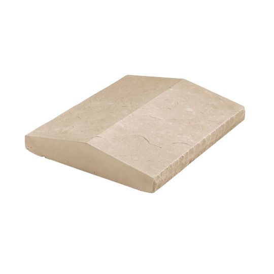 Eldorado Stone 16" x 20" Peaked Wall Cap Smoke