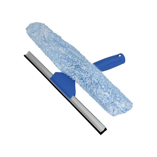 Unger 10" Microfiber Combination Squeegee/Scrubber