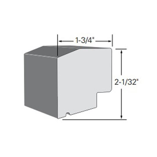 Kleer 1-3/4" x 2-1/32" x 16' Large Historic Sill