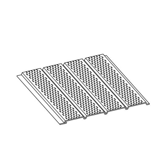 Klauer Manufacturing Company 16" x 12' Classic Aluminum Full-Vent Soffit Panel Northern Woods