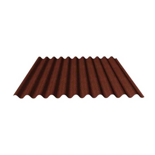 ASC Profiles 22 Gauge 36" x 72" IronOx Corrugated Metal Panel