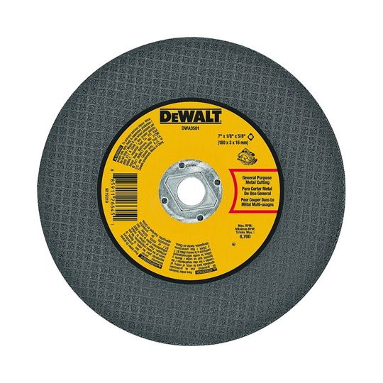 DeWalt 7" Metal Cutting Abrasive Saw Blade