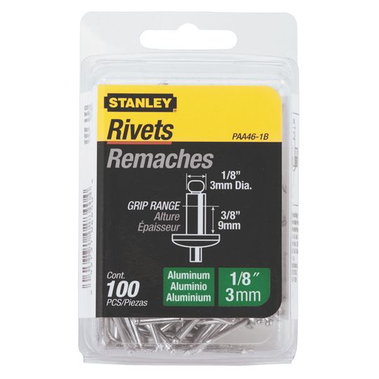 Stanley Bostitch 1/8 x 3/8 Aluminum Rivets