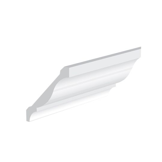 Royal Building Products 9/16" x 5-1/4" x 16' PVC Crown Moulding