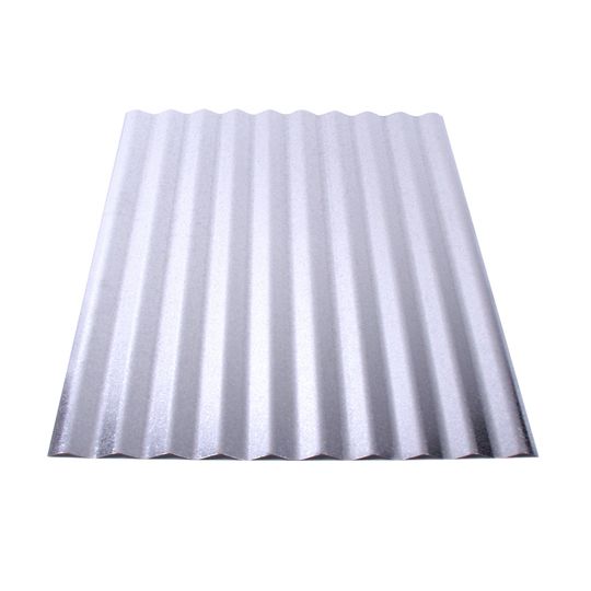 Union Corrugating 29 Gauge x 24" x 10' Galvanized Corrugated Panel