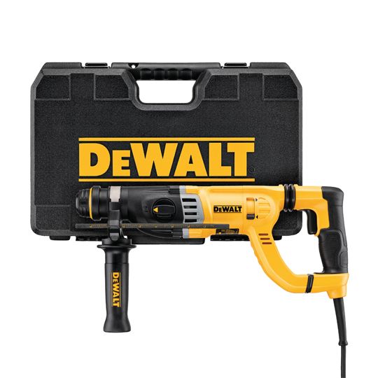 DeWalt 1-1/8" 8.5 Amp Corded D-Handle SDS Rotary Hammer Kit with Shocks