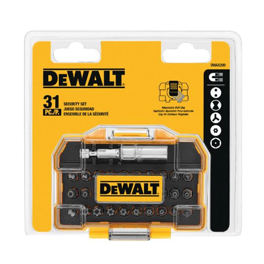 DeWalt 31-Piece Security Screwdriving Bit Set