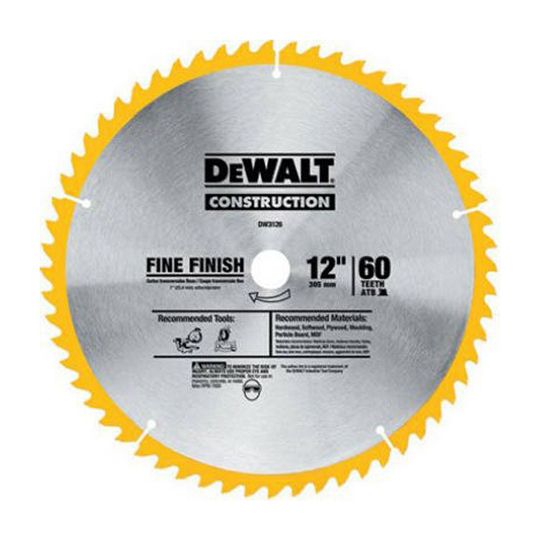 DeWalt Series 20 12" 60T Fine Finish Thin Kerf Saw Blade