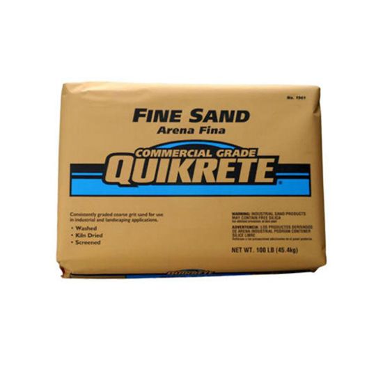 QUIKRETE Fine Sand - 100 Lb. Bag White