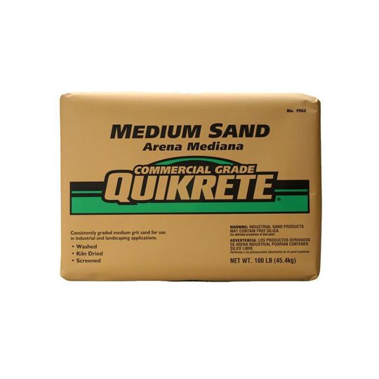 QUIKRETE Medium Sand - 100 Lb. Bag White