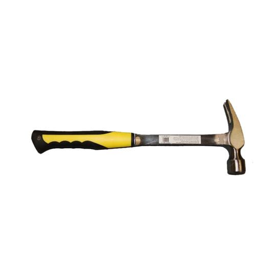 Roofmaster 24 Oz. Milled Head Straight Claw Style "All Steel" Handled Hammer