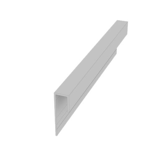 EasyTrim Reveals 10' Horizontal Soffit J-Channel Panel Trim