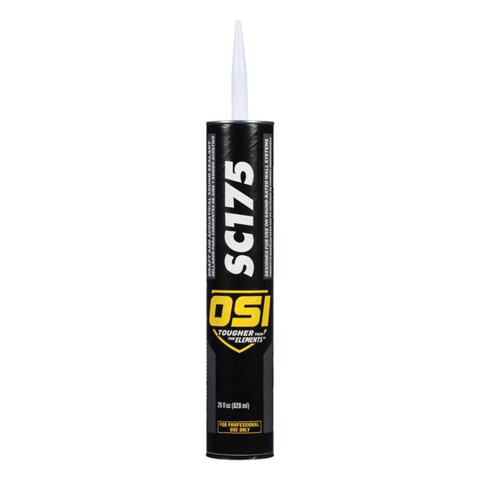 OSI SC175 Draft & Acoustical Sound Sealant - 28 Oz. Cartridge White