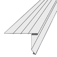 Alside 1-3/4" x 1-3/4" x 10' Aluminum Style D Drip Edge