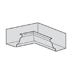 Edco Products 5" Aluminum Inside Box Mitre - ENTEX Finish