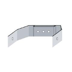 Edco Products 2" x 3" Aluminum U-Band Downspout - ENTEX Finish