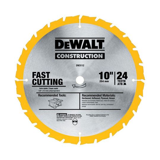 DeWalt 10" 24T Thin Kerf Saw Blade