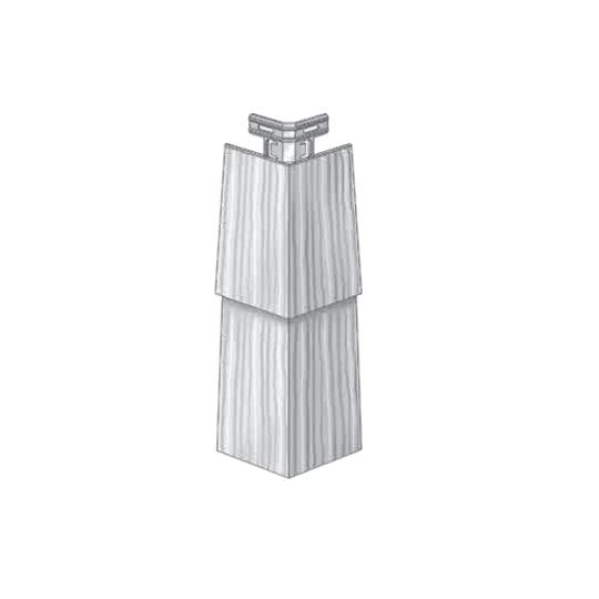 Royal Building Products Single 7" Cedar Shingle Corner Post Blue Grey