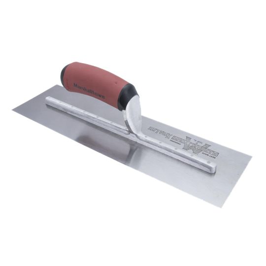 Marshalltown 14" x 4" Finishing Trowel with Curved DuraSoft&reg; Handle