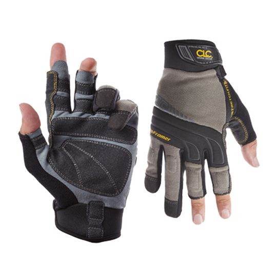 Custom LeatherCraft Large Non-Slip Pro Framer Gloves