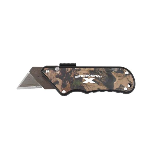 Olympia Tools Turboknife X Utility Knife with 5 Blades Camouflage